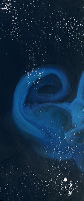 Bellona Plateau — letter E — Your Name in Landsat