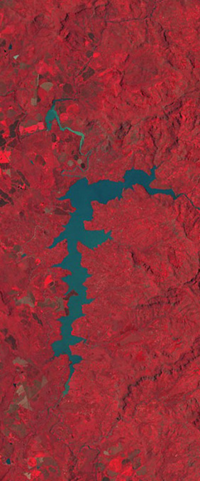Kruger National Park, South Africa — letter F — Your Name in Landsat