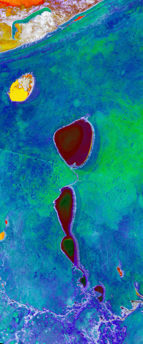 Etosha National Park, Namibia — letter I — Your Name in Landsat