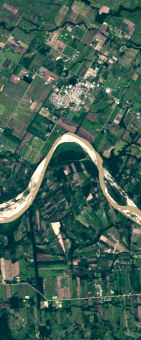 Yapacani, Bolivia — letter N — Your Name in Landsat