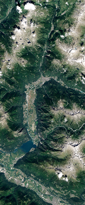 Province of Sondrio, Italy — letter R — Your Name in Landsat